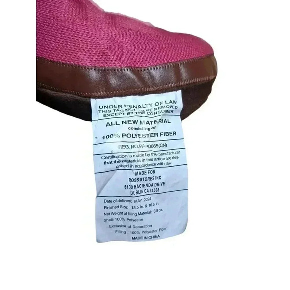 Rare Viral Trend Cowgirl Western Boot Throw Pillow Limited Pink Brown New Decor - Picture 3 of 4